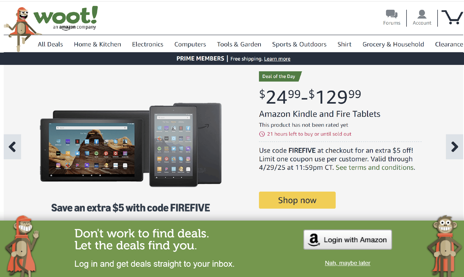 Amazon woot